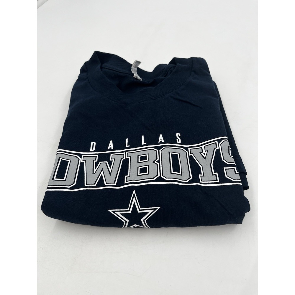 Vintage Cowboys NFL Authentic Alstyle Apparel Men's L Gray Blue T-Shirt NWT